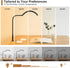 Dimmable Half Moon Light for Nail Desk, Lamp with Clamp for Manicure, Nail Techs, Study, Work, Jewelry, Tattoo.