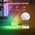3-inch 2 Pack LOFTEK LED Ball Light, Rechargeable Globe Lights, Color-Changing Ball Lamp with Remote, Waterproof Orb
