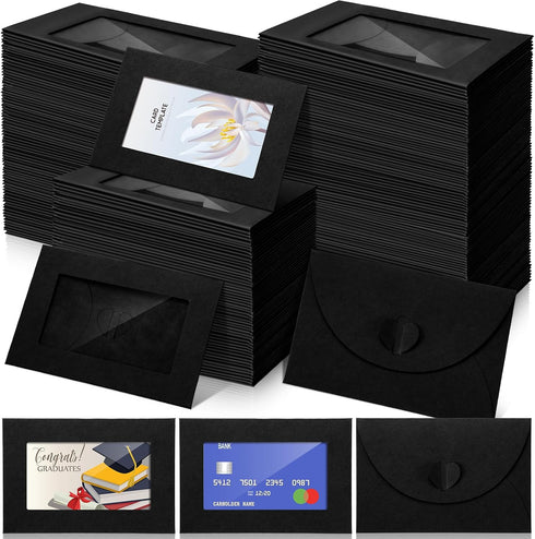 Uiifan 550 Pcs Christmas Window Gift Card Envelopes 4 x 2.8 Inch