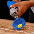 7 Pack 1/4" (80 120 180 240 320 400 600 Abrasive Nylon Wheel Brush for Drill with Shank, ) Grits, Nylon Abrasive Wheel