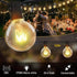 25 G40 27 Bulbs,Weatherproof Outdoor String Lights Ft Patio Lights with Edison Incandescent Connectable Hanging