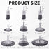9 Pcs Wire Brush Wheel for Drill, 0.012 Coarse Carbon Steel Crimping Wire Brush for Drill, 1/4 Inch Hex Shank, Wire Brush Drill Bit, Wire Brush for Rust Removal, Wire Brush Drill Attachments