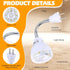 3 Pack Yahenda Motion Activated LED Night Light Plug in Smart Dusk Dawn Sensor Light PIR Infrared Sensor Motion
