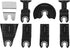 WEN MTB008 8-Piece High Carbon Steel Oscillating Multi-Tool Wood Blade Set