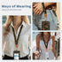 Lanyard Wallet with Id Badge Holder, Bookshelf RFID Small Keychain Wallet Women Wristlet, Cute Zipper Credit Card