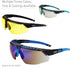 Honeywell Uvex Avatar Safety Glasses, Teal Frame with SCT-Reflect 50 Lens & Anti-Scratch Hardcoat