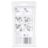 3M 40011 Littmann Stethoscope Spare Parts Kit Black, Compatible with Master Cardiology, Includes Snap Tight