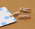 Tupalizy Wooden Clips Push Pins, Clothespins for Cork Boards, 20PCS for Photos and Craft Projects