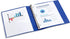 Blue Summit Supplies 3 Ring Plastic Binders, 1 Inch Light Flexible Plastic, Assorted Colors, 6-Pack