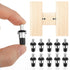Andibro 10 Cabinet Door Repair Pins, Pieces Spring Loaded Pins Replacement Repair Pins Kitchen Damper Shutter Pin Shoe