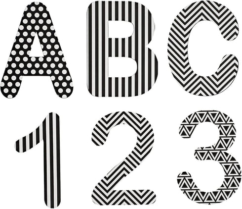 Juvale 144 Count Bulletin Board Alphabet Letters and Numbers