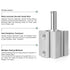 TAILONZ PNEUMATIC 50mm Bore 25mm Stroke Small Thin Cylinder Aluminum Air Cylinder SDA50-25