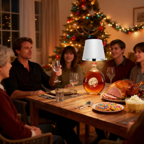 3 Dimming, Wireless Bottle Lamp,Metal Wine Bottle Light with Color Light Waterproof Bottle Touch Lamp Head for Room