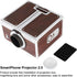 TOPINCN 8X Mini DIY Smartphone Projector, Magnification, Portable Home Cinema Mobile Phone Projector Smart Portable