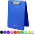 Think2Master Blue Plastic Storage Clipboard - 25% Heavier & Sturdier, Heavy Duty, Holds 150 Letter Sized Paper