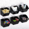 6 Pcs Pegboard Bins with Hooks, Back to School Supplies, Pegboard Organizer Accessories for Classroom Office Garage