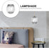 6.29X5.90X5.90 Inch DOITOOL Glass Lampshade Replacement Clear Lamp Shade for Floor Table Wall Lights Versatile Simple
