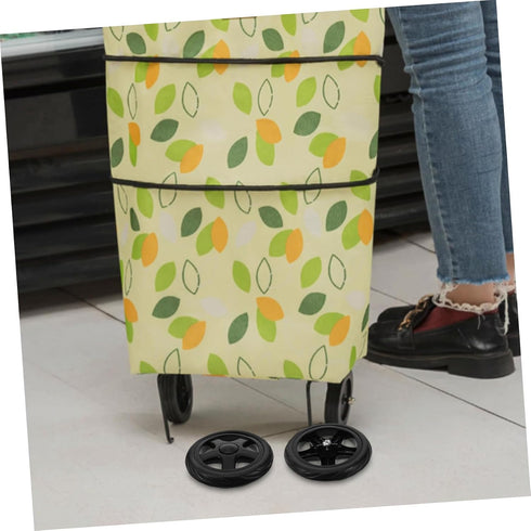 2pcs Cabilock Heavy Duty Grocery Trolley Replacement Wheels Climbing Cart Casters for Laundry Rolling Cart Stairs