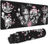 Skull Hippie Mushroom Moth Moon Gaming Mouse Pad XL, Large Extended Mousepad Desk Pad, Long Nonslip Rubber Mice Mats Stitched Edges Playmat for Office Home Gamer, 31.5x11.8 Inch by MOLIAN