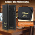9" 5", 16 Pack (16) MYFULLY Check Presenters for Restaurants x Guest Check Card Holders Premium Leather Bill Server