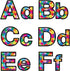Hygloss Products 3 Inch Bulletin Board Letters and Numbers – Punch Out Smiley Faces Design Combo – 350 Pieces
