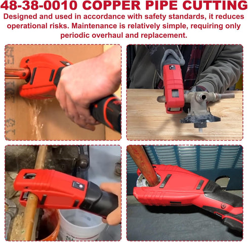 48-38-0010 Copper Pipe Cutting Wheel 4-Pack for Milwaukee 12-volt Copper Tubing Cutter Model 2471