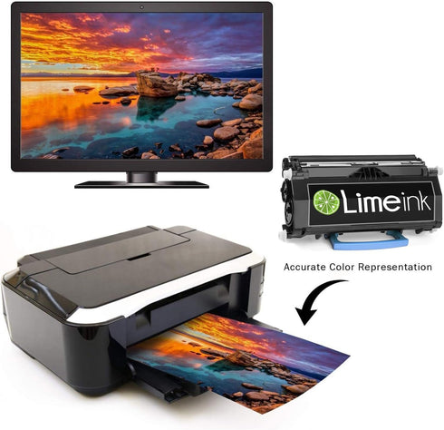 Limeink Compatible Toner Cartridge for Lexmark E260d E260x22g E260a11a, High Yield Replacement for E260 E360 E460