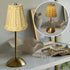 Generic Rattan Table Lamp,Wicker Night Light with Touch Dimmer, LED Portable Lamp for