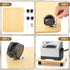 Beeveer 2 4 13.8 11.8 Inches Pcs Office Under Desk Printer Stand with Caster Wheels x Burlywood Movable Printer Copier