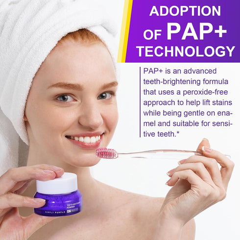 BHMSHY 15g Enamel-Safe Teeth Whitening Powder Gentle on Teeth No Sensitivity Formula Removes Stains Breath Freshening