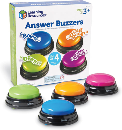 Learning Resources Answer Buzzers - Classroom Must Haves Supplies, Kids Toys, Sound