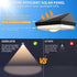 7Colors IP65 Outside/Patio/Backyard/Wall/Pool/Fence/Railing/Step(12Pack) Solar Fence Lights,Warm White & Cool White