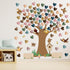 Boho Classroom Tree Bulletin Board Set with 3D Heart Shape Cutouts for School Teacher Wall Decor