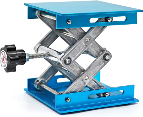 Lab Jack Stand Table Lift, Aluminium Oxide Laboratory Support Jack Platform, 4"X4"