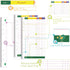 Rancco A6 Budget Planner Refill Paper, 90 Pages Colorful 6-Ring Binder Expense Tracker with Divider, Pouch, Ruler