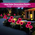 KAIVESEA 3 Pack Solar Garden Flowers Lights Outdoor Waterproof Sunflower Solar Lights for Yard Decorations Garden Decor