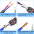 2 PCS Wire Stripper Tool Wire Twister Tool,2024 Upgrades Wire Nut Twister for Drill Profession Electricians Tool,Wire Twister Tool for Drill,Professional Electrician Tools Drill Wire Nut Twister