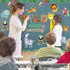 Jungle Animals Bulletin Board Decoration Set, Wild about Learning Cutouts for Kindergarten, Preschool, Elementary Decor