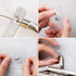 lanliebao 20-30 Inche 304 3M 2-Tier Towel Bars Retractable Stainless Steel Bath Towel Rack Strong Adhesive Bathroom