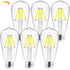 Hizashi Vintage LED Edison Bulb Dimmable, 4W Equivalent 40W, 5000k Daylight, E26