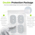 TX6224, 12-Pack 2 AUVON Official Wireless TENS Unit Electrode Pads Only Compatible with AUVON Wireless TENS Device
