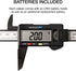 NEIKO 01417A 6” Digital Caliper | Electronic Measuring Tool Range of 0-6” or 0-150mm with Large LCD