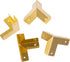 Set 4 CK4-B Solid Brass Decorative Corner Protector | of | Furniture Corner Guard Hardware for Jewelry Box, Case |