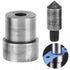 2Pcs Heavy Duty Metal Grommet Die, Eyelet Hand Press Punch Machine Tool for Hand Pressing (9.0mm)