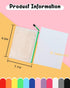 Umriox Small Zipper Pouch, 9.5x7.1 in (12 Colors, 12 Packs), Mesh Bags with Zipper for Travel Accessories
