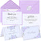 Funeral Thank You Cards with Envelopes Messages Inside and Matching Stickers, 4x6