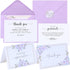 Funeral Thank You Cards with Envelopes Messages Inside and Matching Stickers, 4x6
