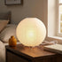 E14 Bulb, Totority Modern Paper Table Lamp, Japanese Lantern Style Bedside Night Light for Bedroom & Living Room