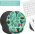 Mouse Pad with Wrist Support, Ergonomic Memory Foam Wrist Rest Cushion, Non-slip Rubber Base Gaming Pad for Home Office