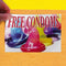 JHall Graphics Decal Sticker Free Condoms Health Care Free Condoms Outdoor Store Sign White